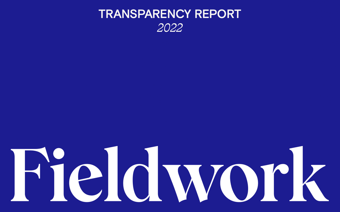 Our 2022 Transparency Report.